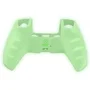 FR-TEC Funda de Silicona para Mando PS5 - Blade Custom Kit, Glow in the Dark, Verde